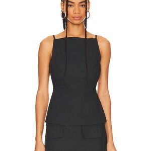 Camille Backless Top in Onyx Stripe
LIONESS